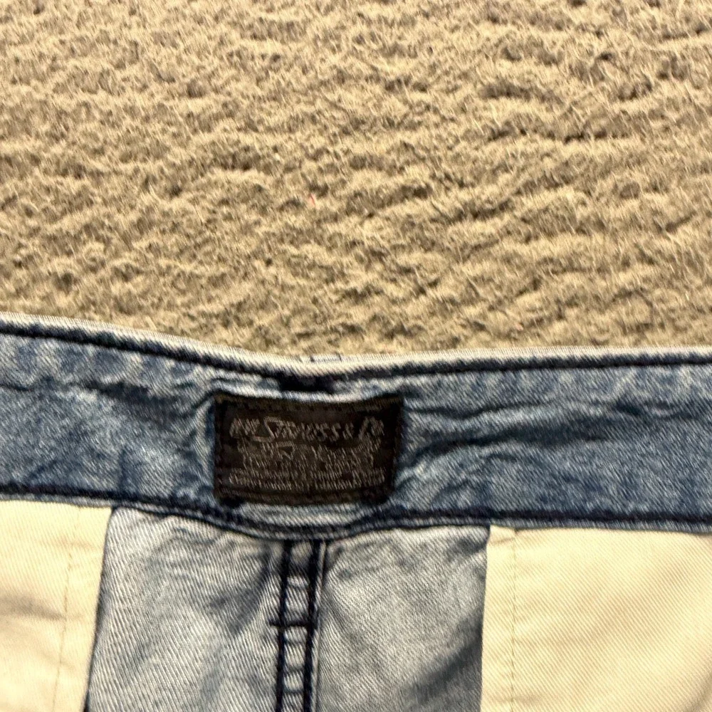 Levi's Shorts Mens 34 Blue Cotton Denim Cargo Carrier Summer Workwear Utility